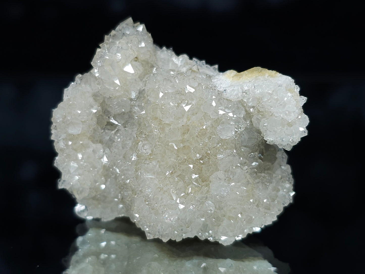 #10066 Spirit Gwindel Quartz on Calcite pseudomorph after Calcite matrix