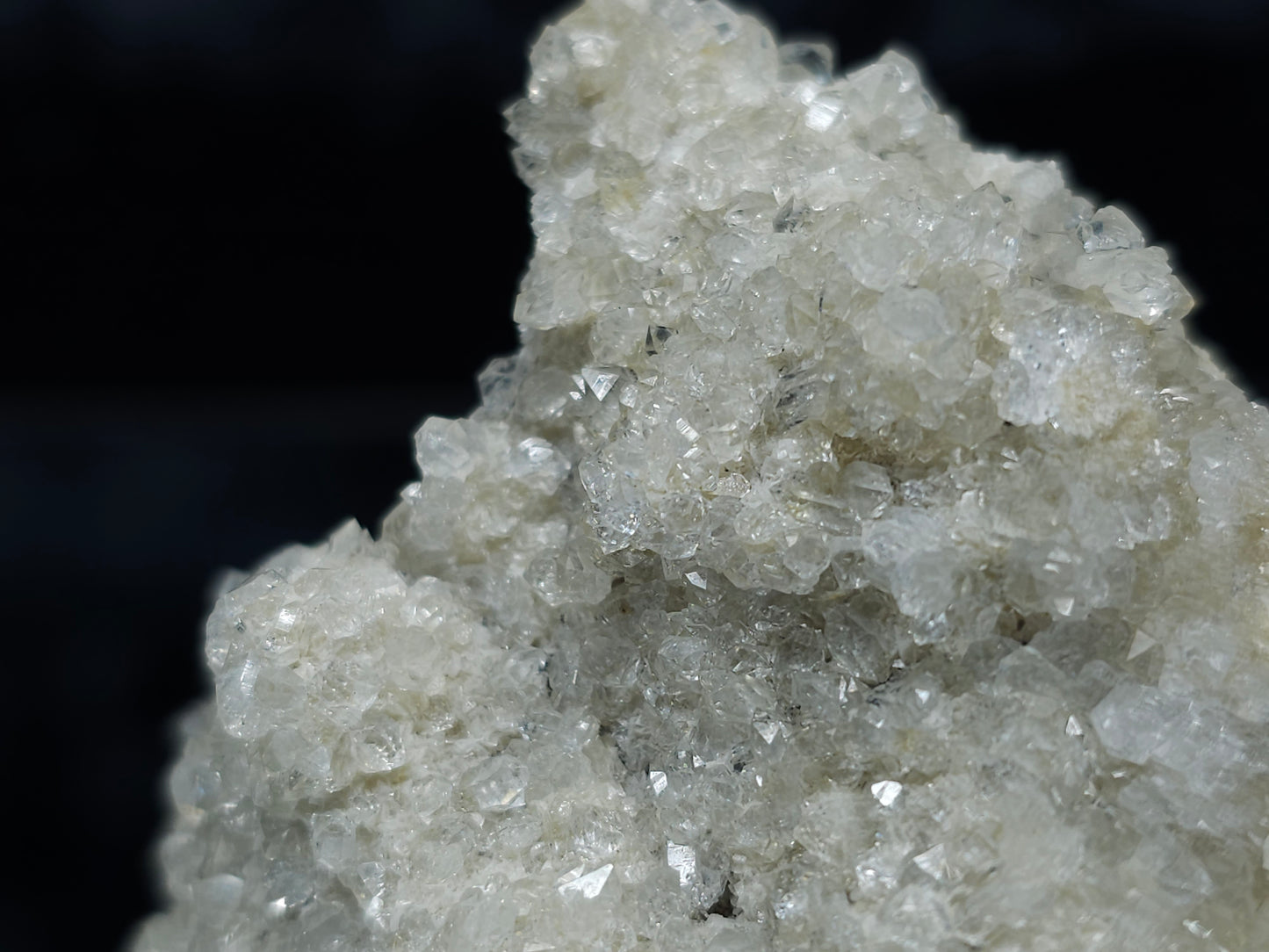 #88075 Spirit Gwindel Quartz on Calcite pseudomorph after Calcite on matrix