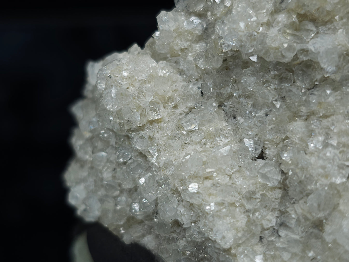 #88075 Spirit Gwindel Quartz on Calcite pseudomorph after Calcite on matrix