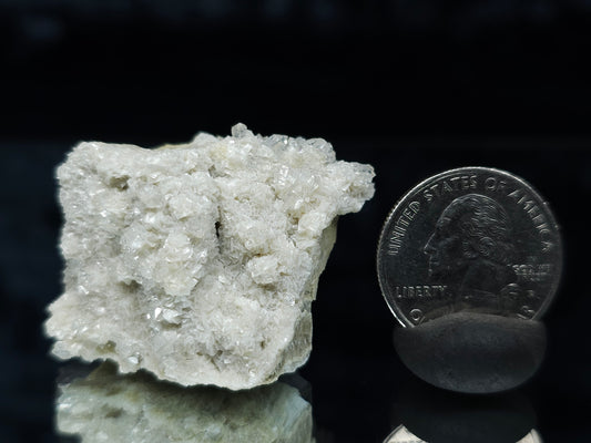 #88104 Spirit Gwindel Quartz on Calcite pseudomorph after Calcite matrix