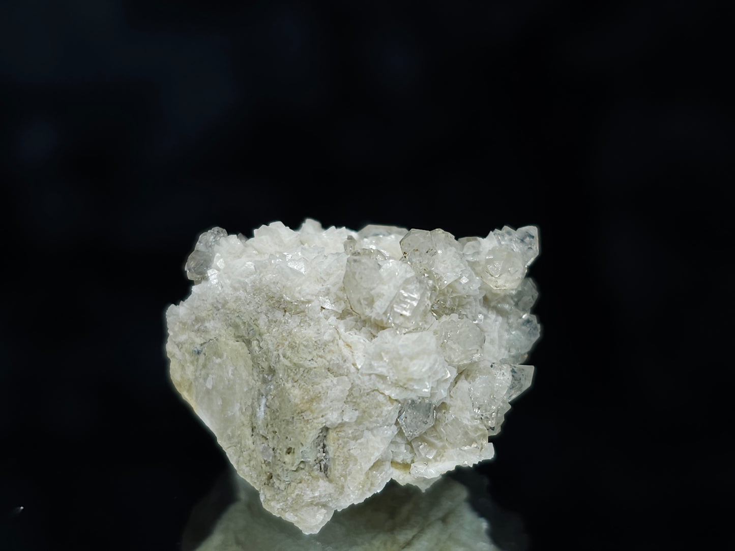 #88105 Spirit Gwindel Quartz on Calcite pseudomorph after Calcite matrix