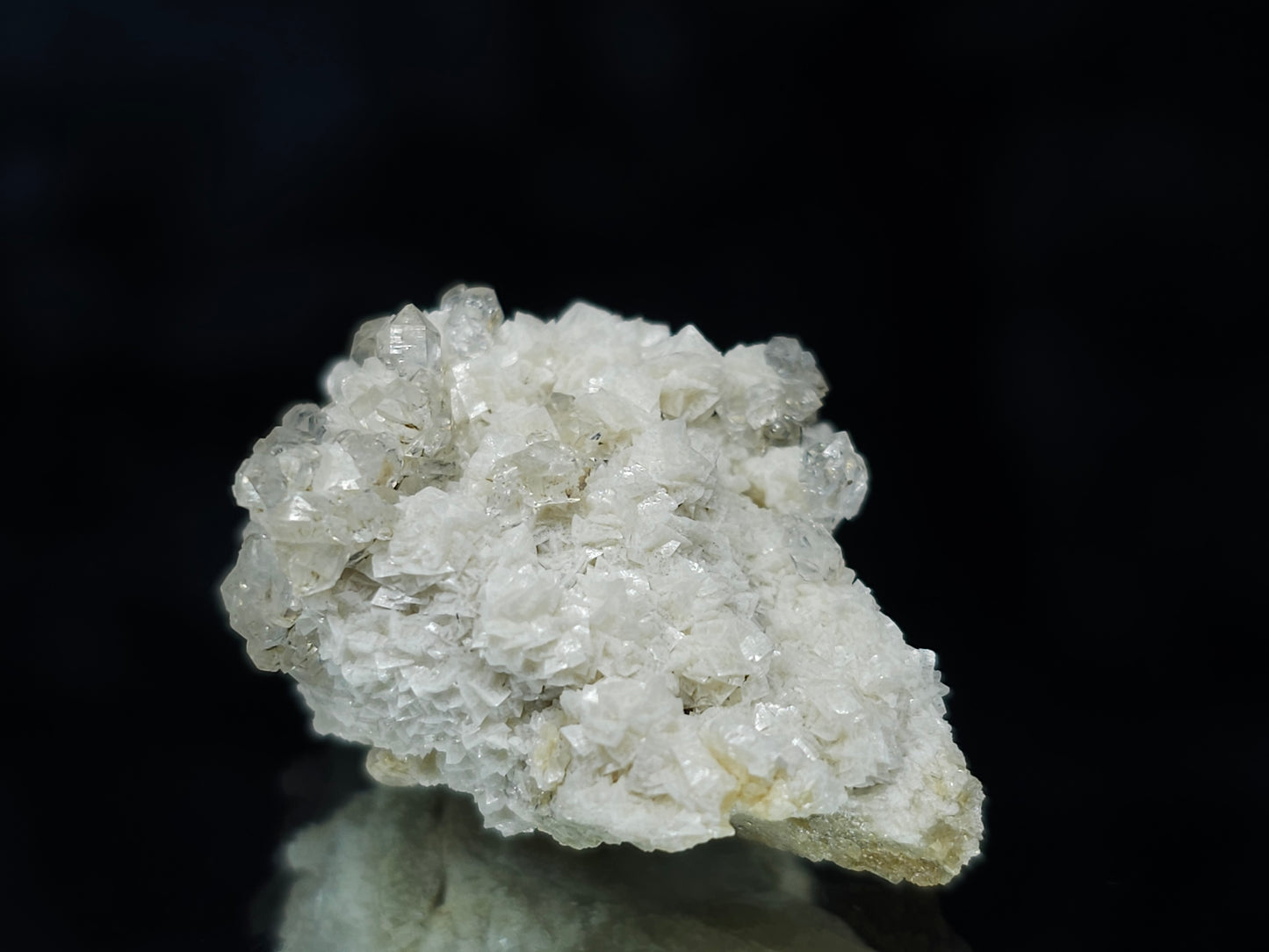 #88105 Spirit Gwindel Quartz on Calcite pseudomorph after Calcite matrix