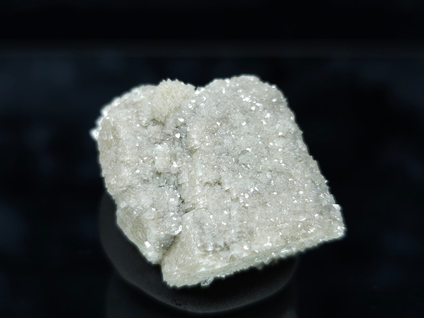 #88119 Spirit Gwindel Quartz cream-white Calcite pseudomorph after Combined form Calcite