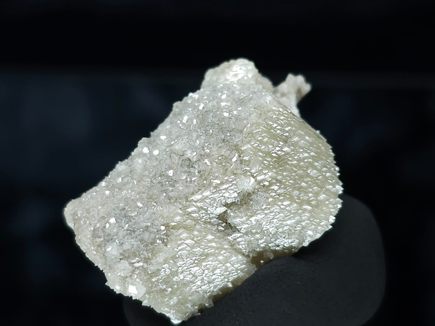 #88119 Spirit Gwindel Quartz cream-white Calcite pseudomorph after Combined form Calcite