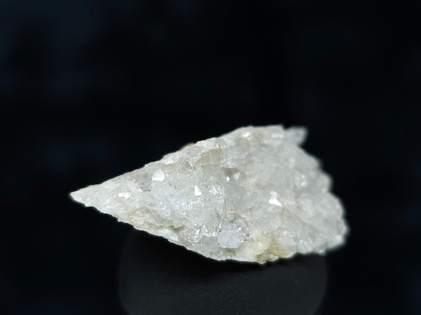 #88141 Spirit Gwindel Quartz on cream-white Calcite pseudomorph after Calcite