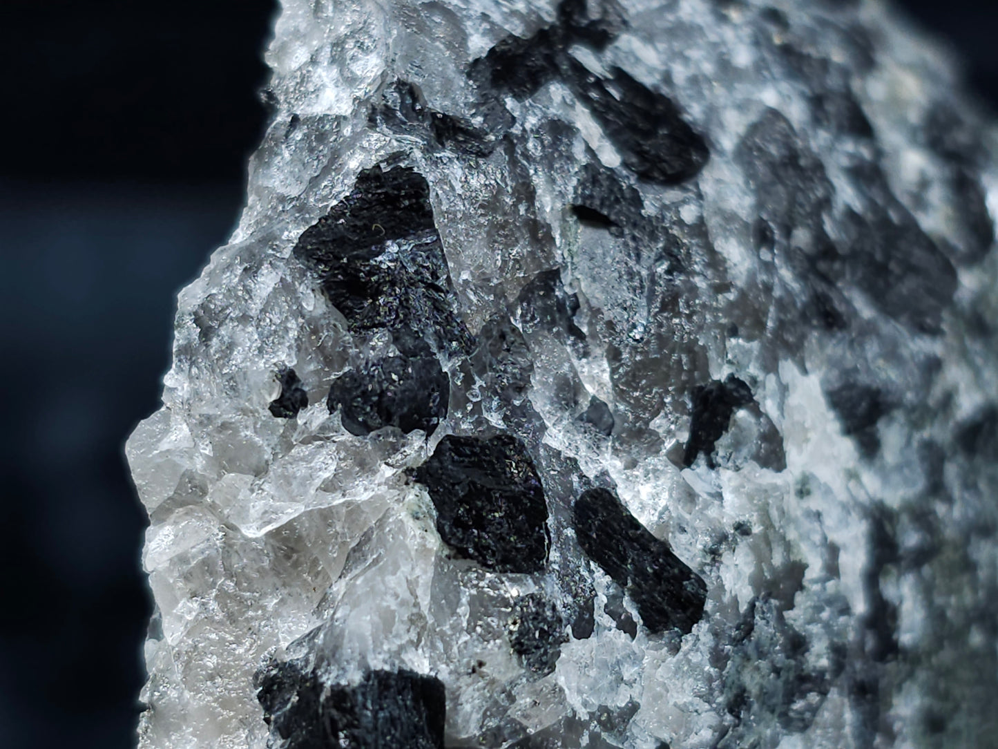 #77014 Rough Black Tourmaline with Quartz