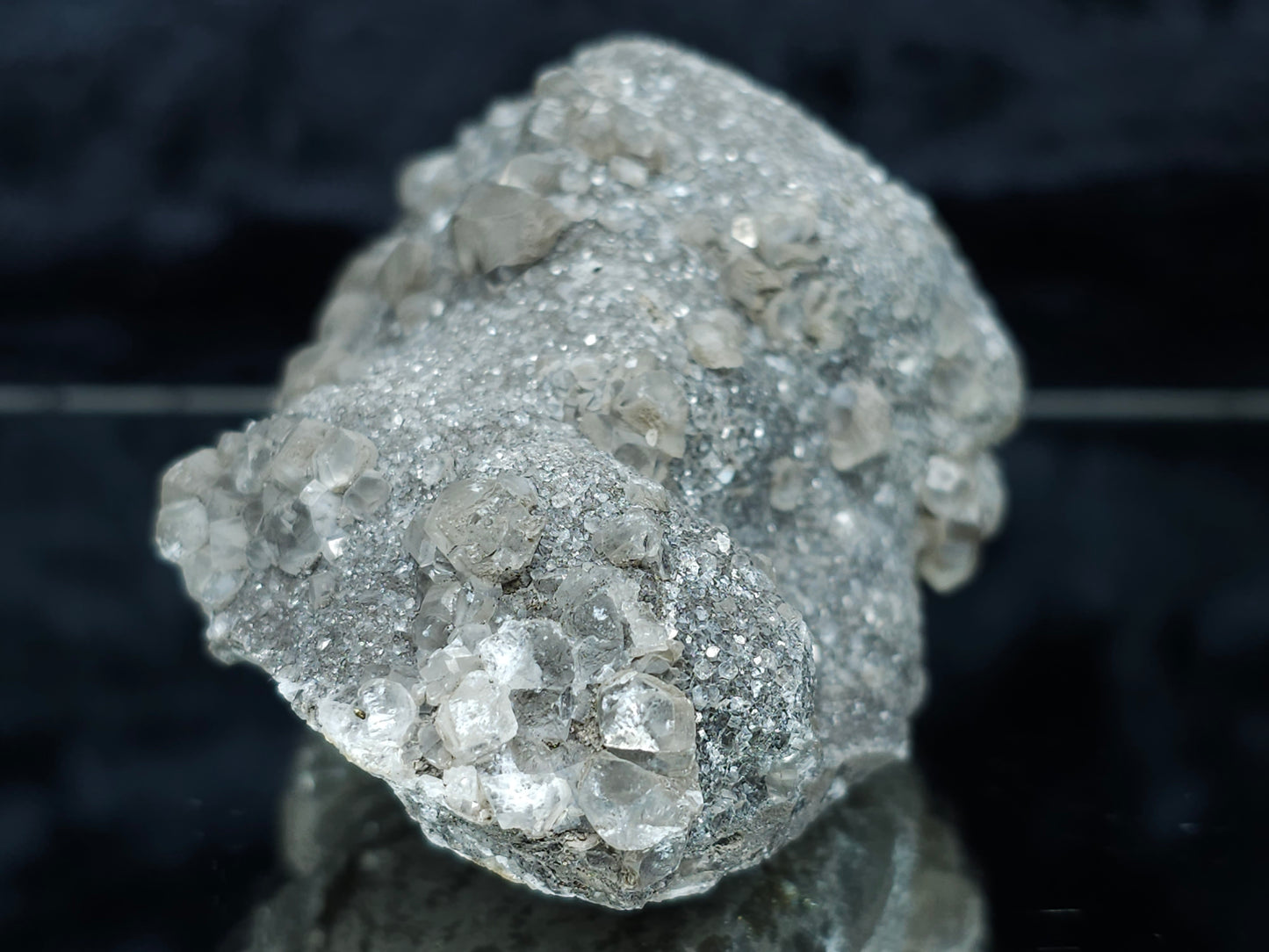 #33186 Double phantom Nailhead Spar Calcite cluster with Chalcopyrite ore and multiple small fossils in the matrix