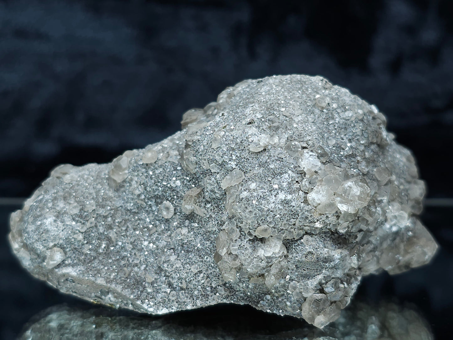 #33186 Double phantom Nailhead Spar Calcite cluster with Chalcopyrite ore and multiple small fossils in the matrix