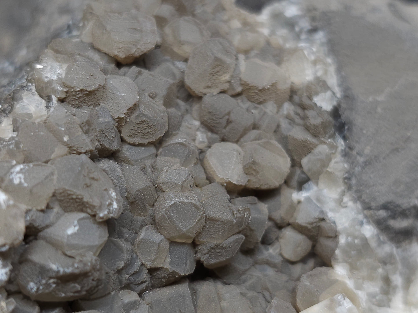 #33212 Super clear Nailhead Spar Calcite cluster and Chalcopyrite ore and multiple small fossils