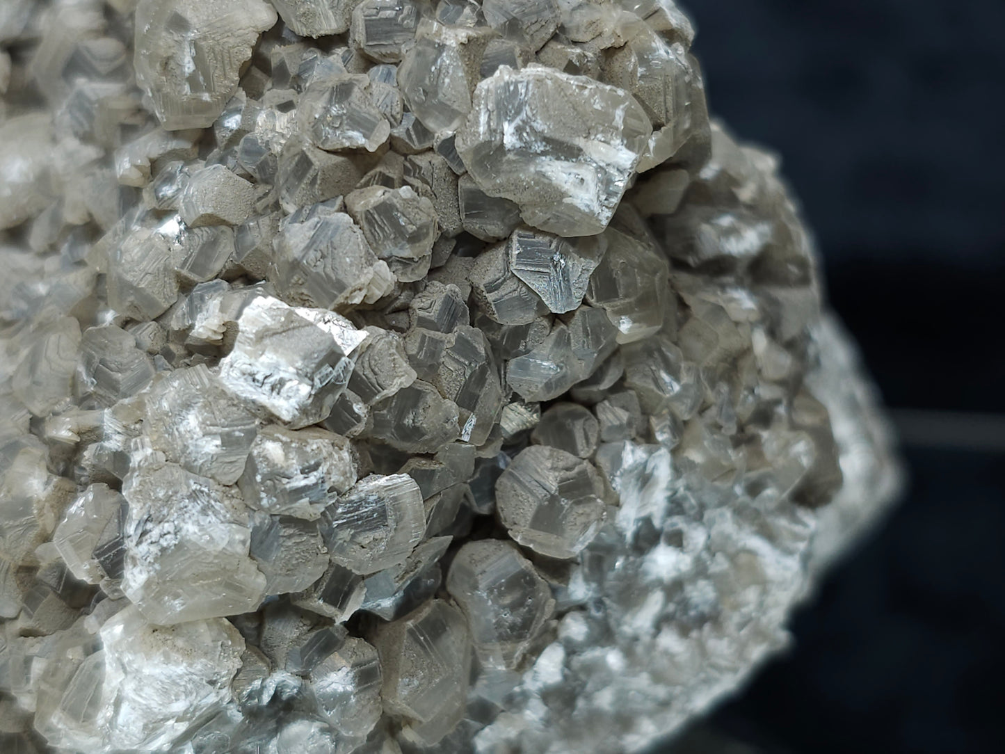 #33217 Double phantom Nailhead Spar Calcite cluster with Chalcopyrite ore and multiple small fossils in the matrix