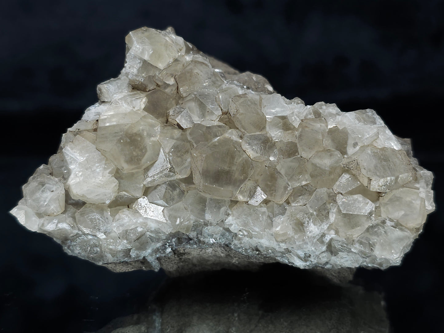 #33975 double phantom Nailhead Spar Calcite cluster and Chalcopyrite ore and awesome Trilobite fossil