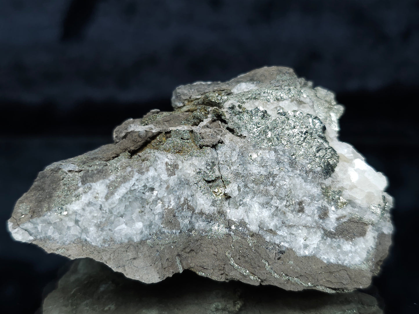 #35892 Chalcopyrite ore and Calcite formation