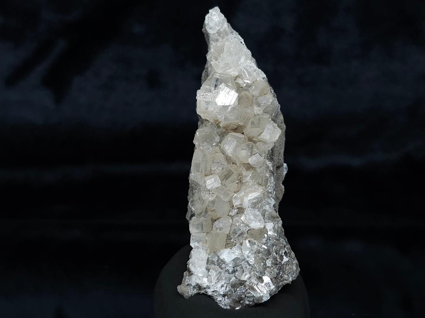 #33987 Super clear Nailhead Spar Calcite cluster and Chalcopyrite ore and multiple small fossils in the matrix
