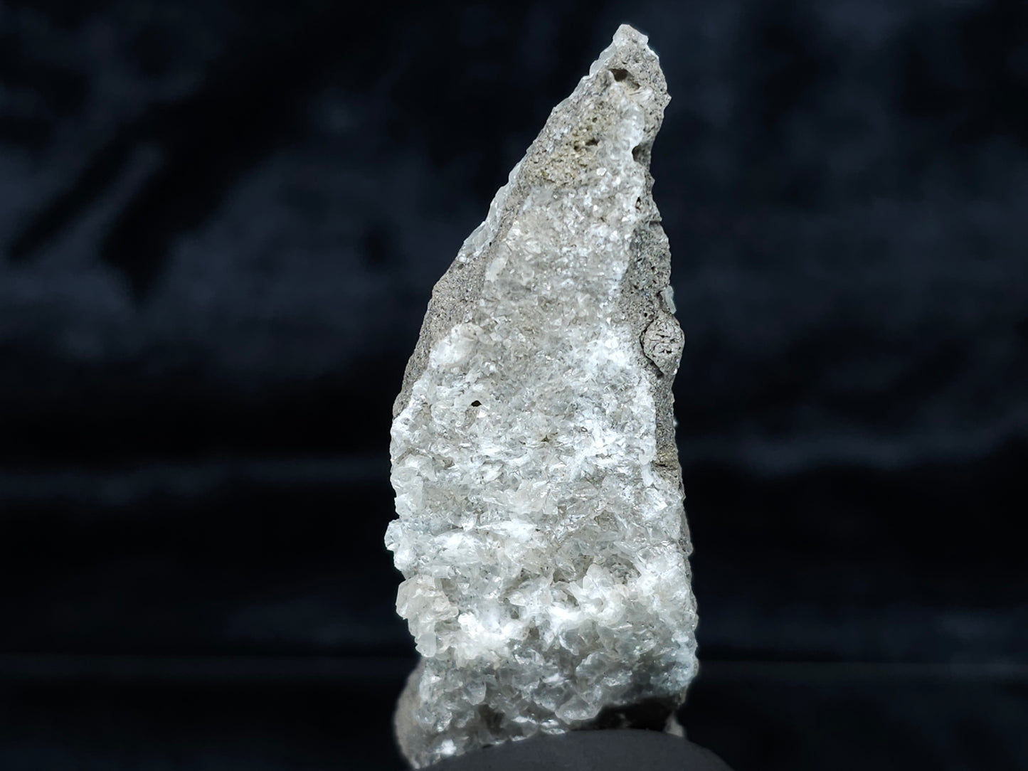 #33987 Super clear Nailhead Spar Calcite cluster and Chalcopyrite ore and multiple small fossils in the matrix