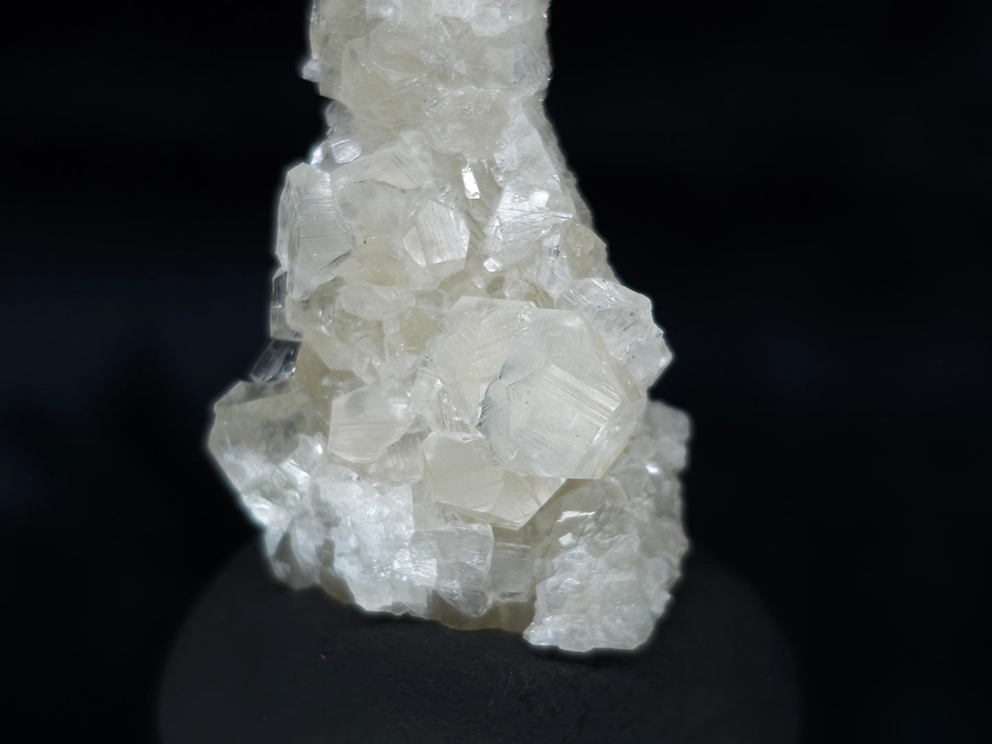 #33988 Super clear Nailhead Spar Calcite cluster and Chalcopyrite ore and multiple small fossils in the matrix