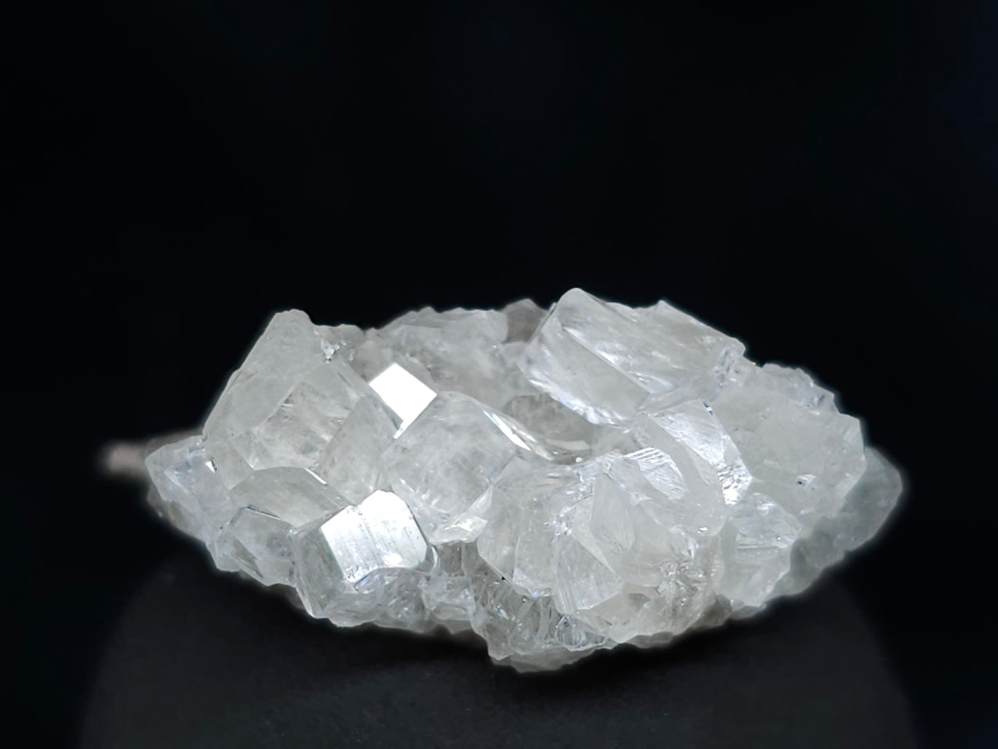 #33997 Super clear Nailhead Spar Calcite cluster and Chalcopyrite ore and multiple small fossils in the matrix
