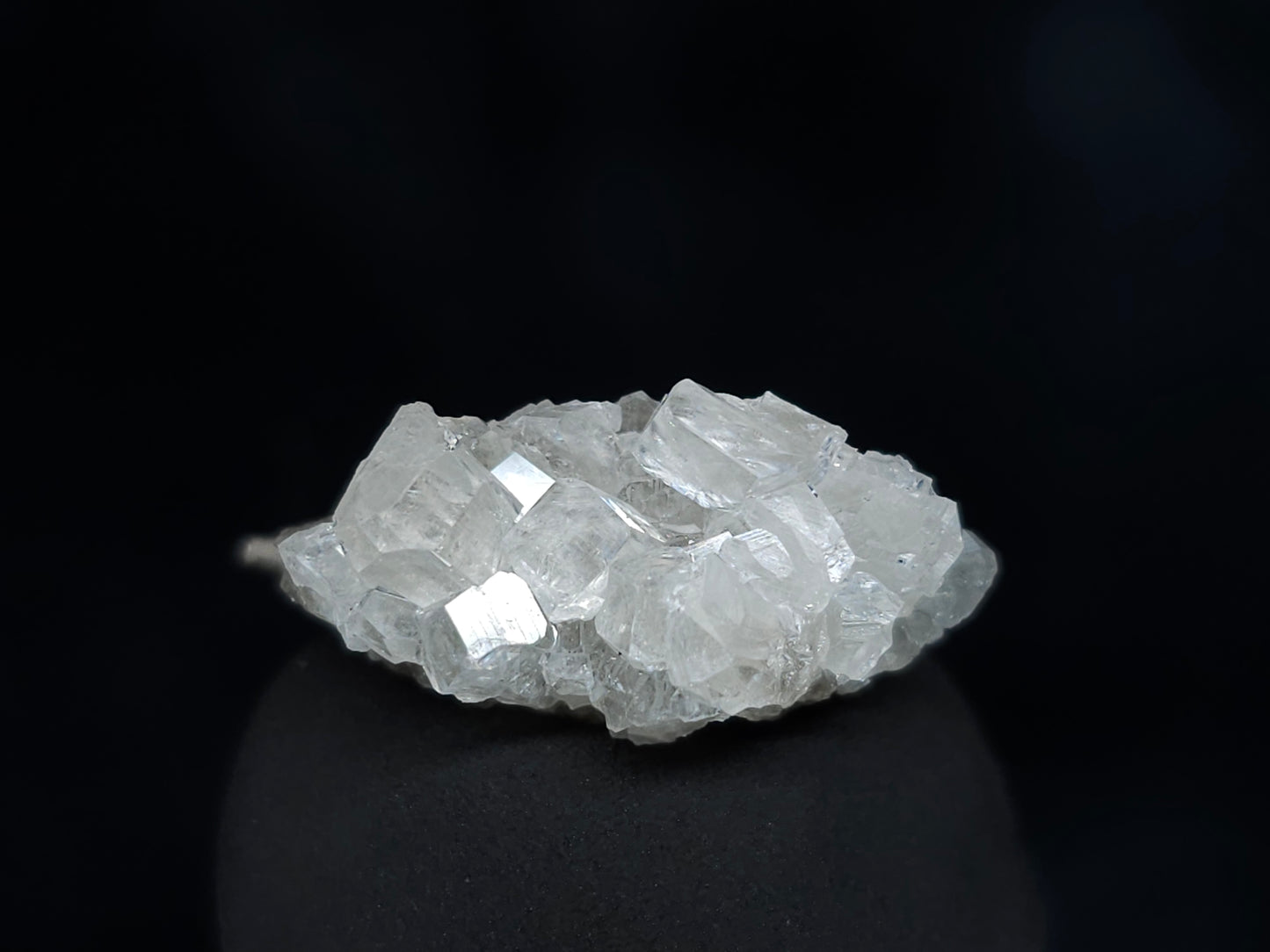 #33997 Super clear Nailhead Spar Calcite cluster and Chalcopyrite ore and multiple small fossils in the matrix