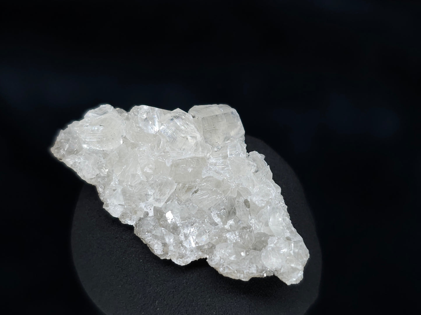 #34003 Super clear Nailhead Spar Calcite cluster and Chalcopyrite ore and multiple small fossils in the matrix