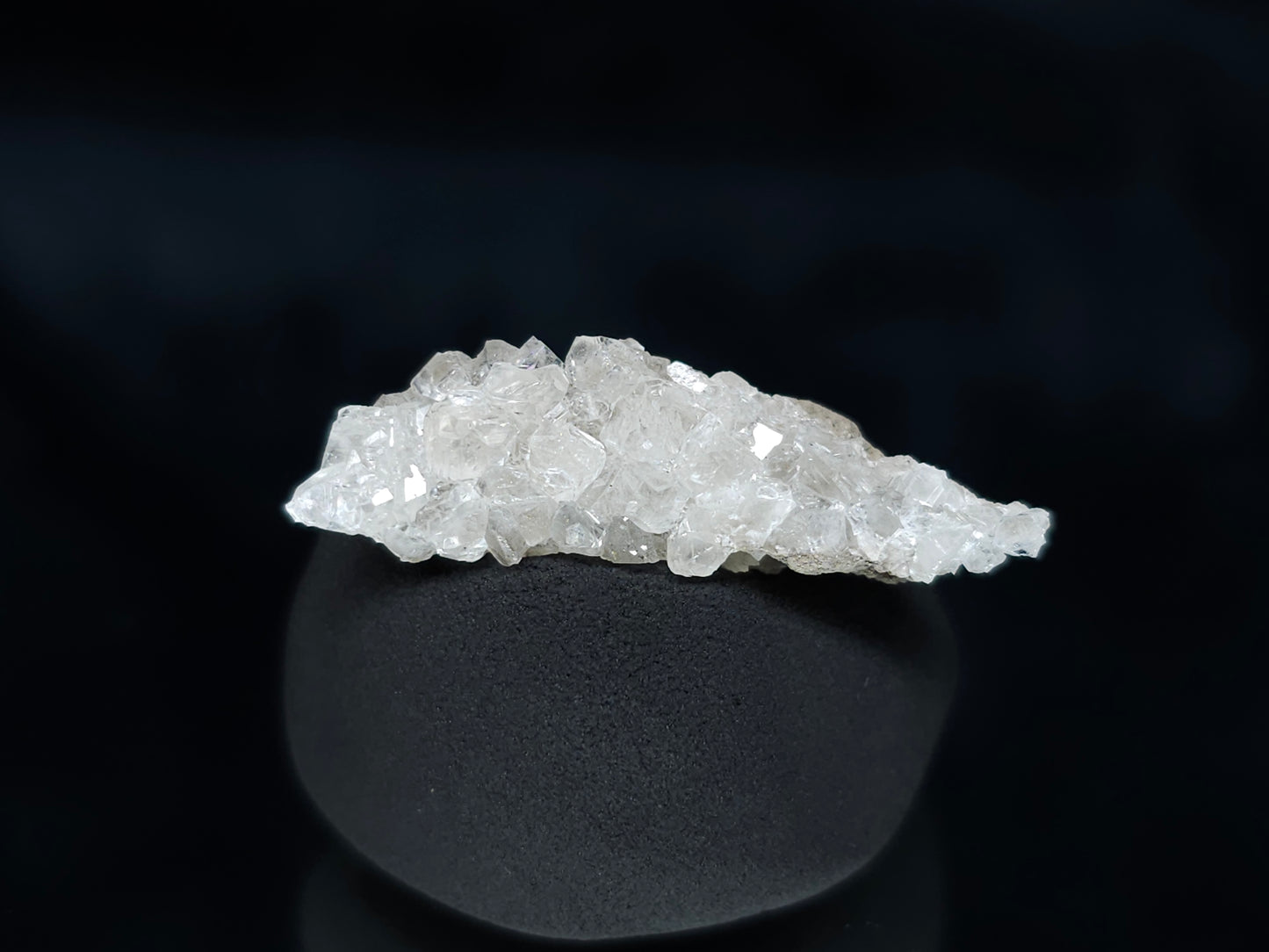 #34008 Super clear Nailhead Spar Calcite cluster and Chalcopyrite ore and multiple small fossils in the matrix