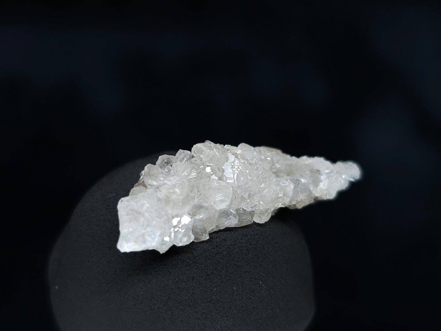#34008 Super clear Nailhead Spar Calcite cluster and Chalcopyrite ore and multiple small fossils in the matrix