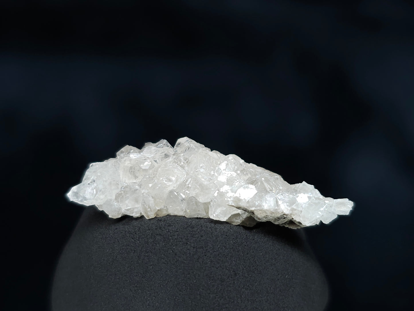 #34008 Super clear Nailhead Spar Calcite cluster and Chalcopyrite ore and multiple small fossils in the matrix