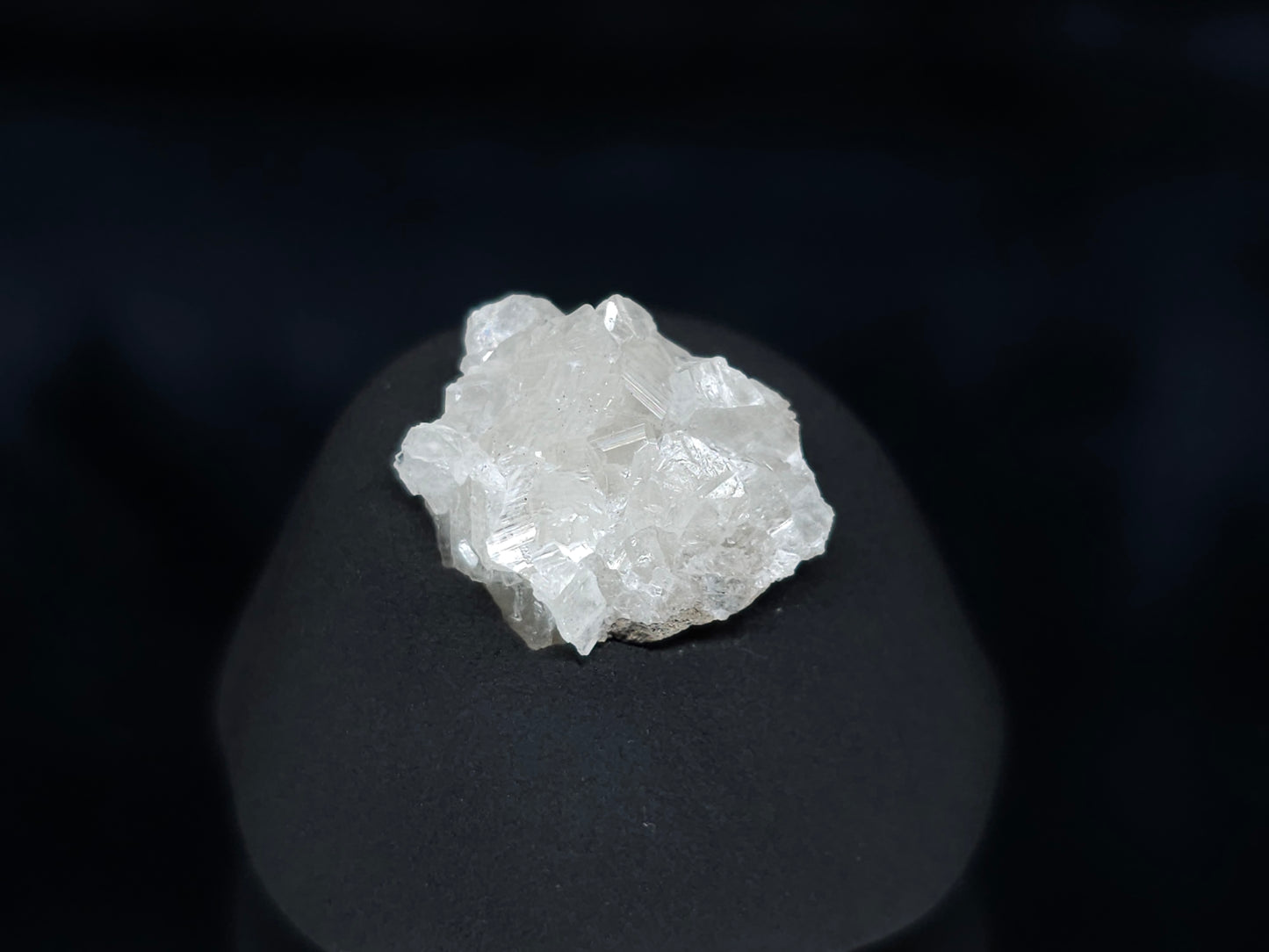 #34009 Super clear Nailhead Spar Calcite cluster and Chalcopyrite ore and multiple small fossils in the matrix