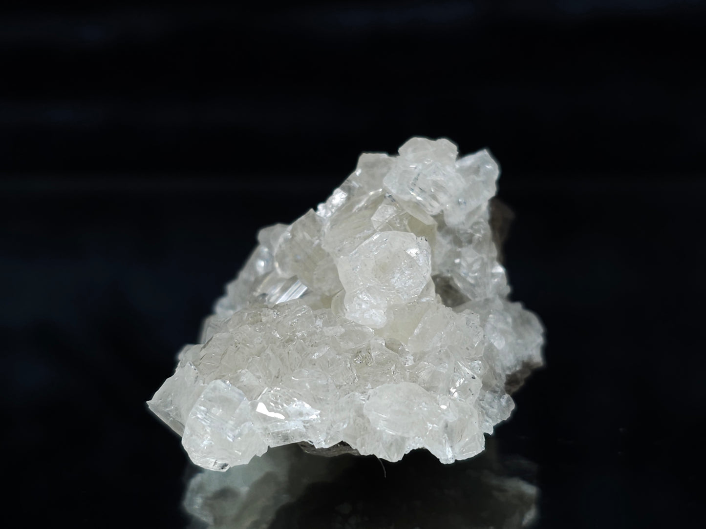 #34018-B Super clear Nailhead Spar Calcite cluster and Chalcopyrite ore and multiple small fossils in the matrix