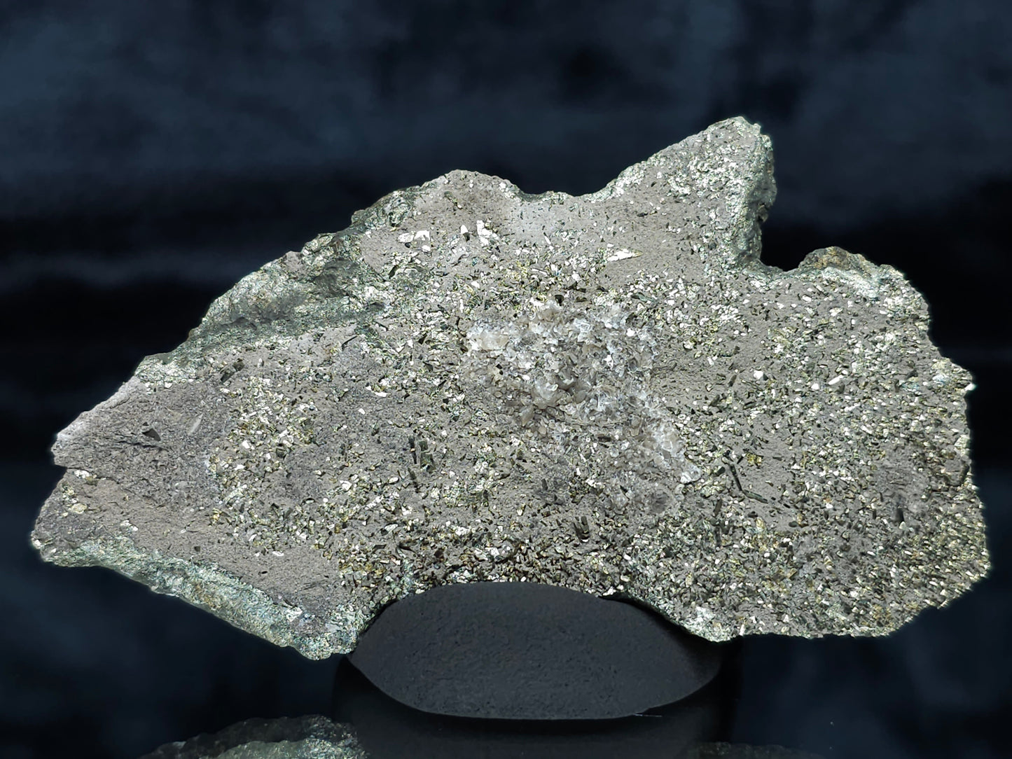 #66125 Bladed Marcasite crystals on sedimentary martrix that also have Chalcopyrite ore among on multiple small fossils