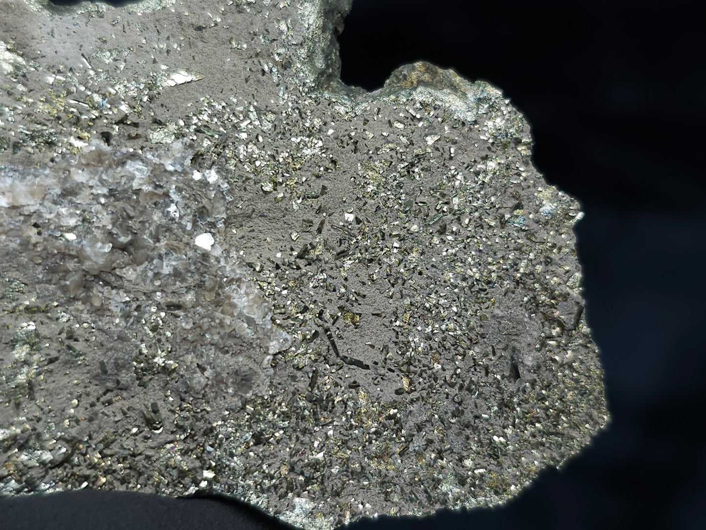 #66125 Bladed Marcasite crystals on sedimentary martrix that also have Chalcopyrite ore among on multiple small fossils