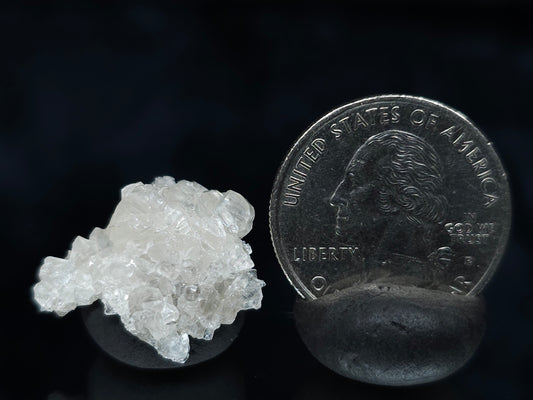 #33530 Super clear Nailhead Spar Calcite tiny cluster