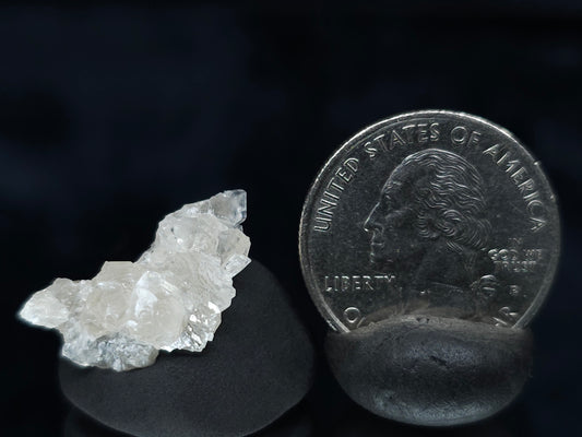 #33544 Super clear Nailhead Spar Calcite tiny cluster