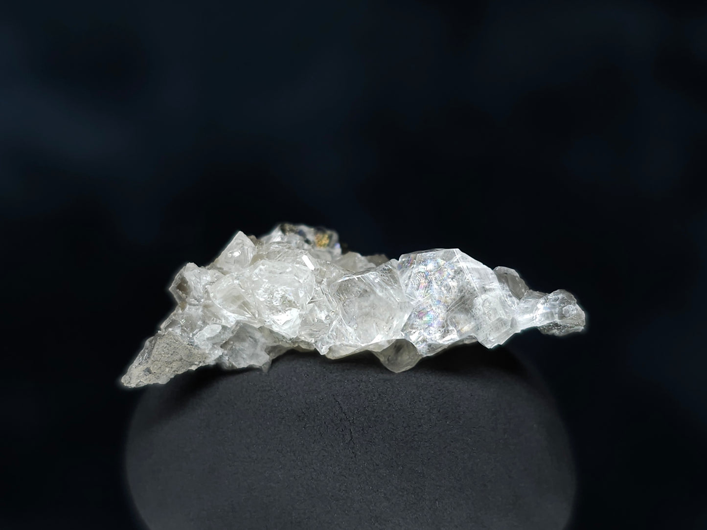 #33560 Super clear Nailhead Spar Calcite tiny cluster