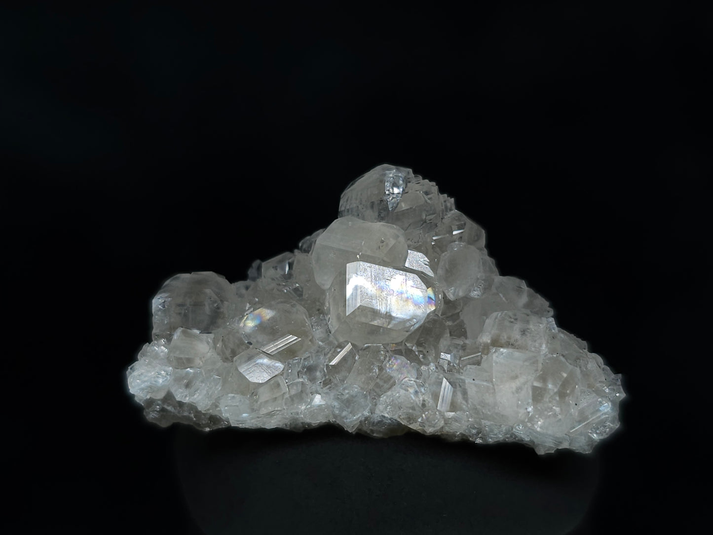 #33573 Super clear Nailhead Spar Calcite tiny cluster