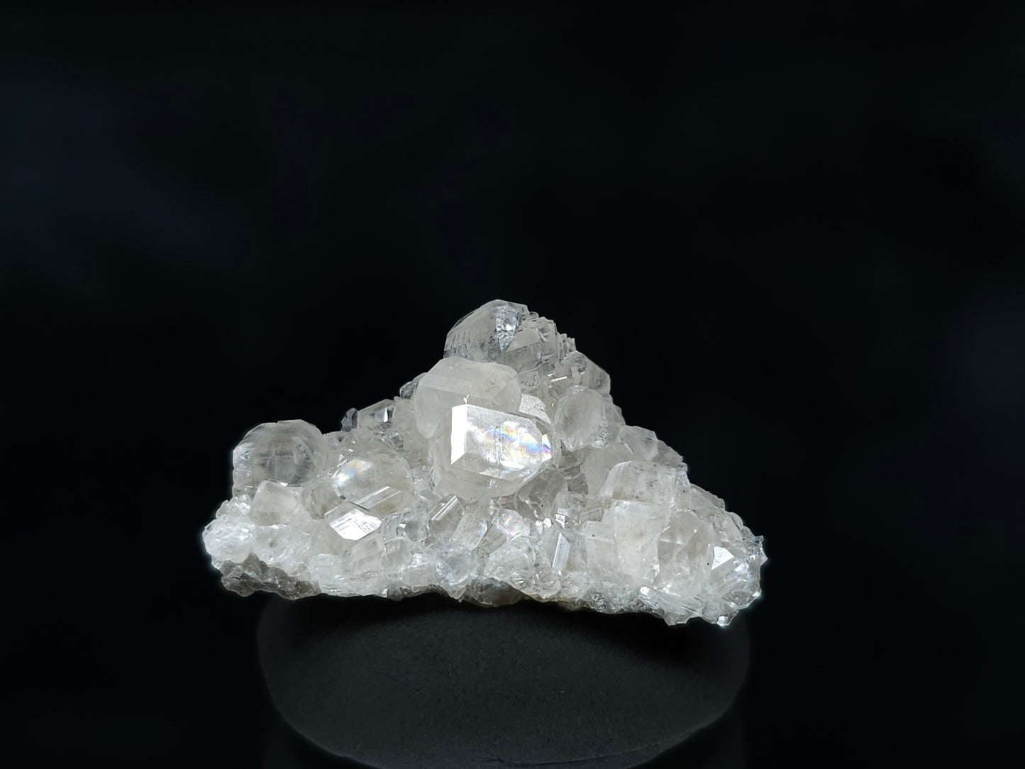 #33573 Super clear Nailhead Spar Calcite tiny cluster