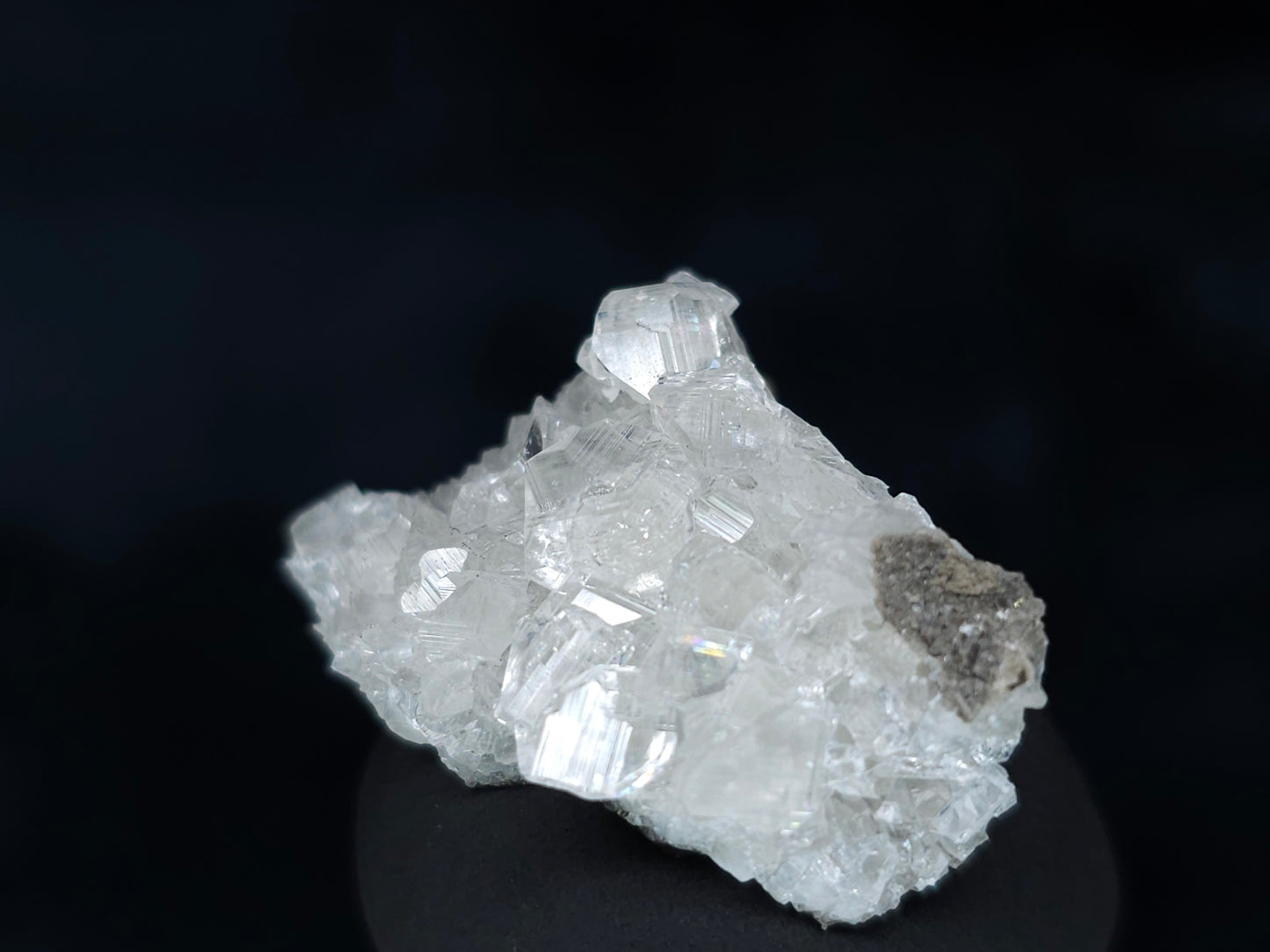 #33590 Super clear Nailhead Spar Calcite tiny cluster