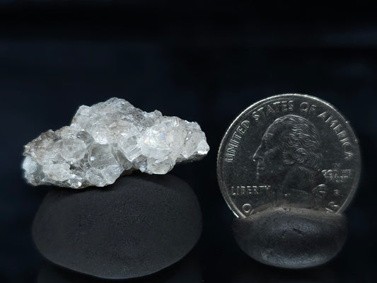 #33596 Super clear Nailhead Spar Calcite tiny cluster