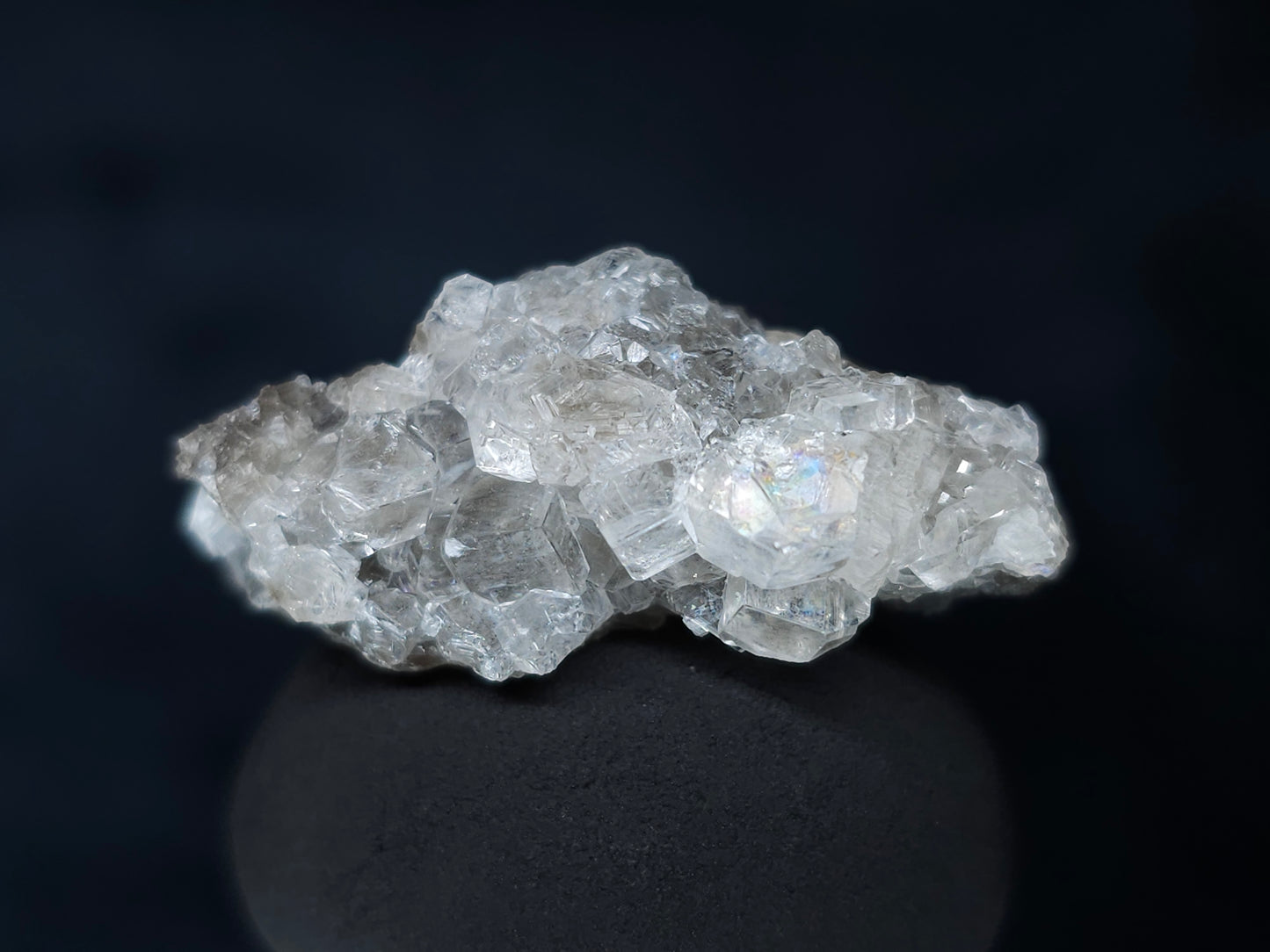 #33596 Super clear Nailhead Spar Calcite tiny cluster