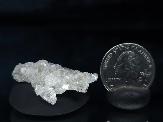#33608 Super clear Nailhead Spar Calcite tiny cluster