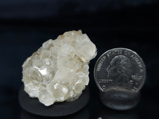 #33621 Super clear Nailhead Spar Calcite tiny cluster