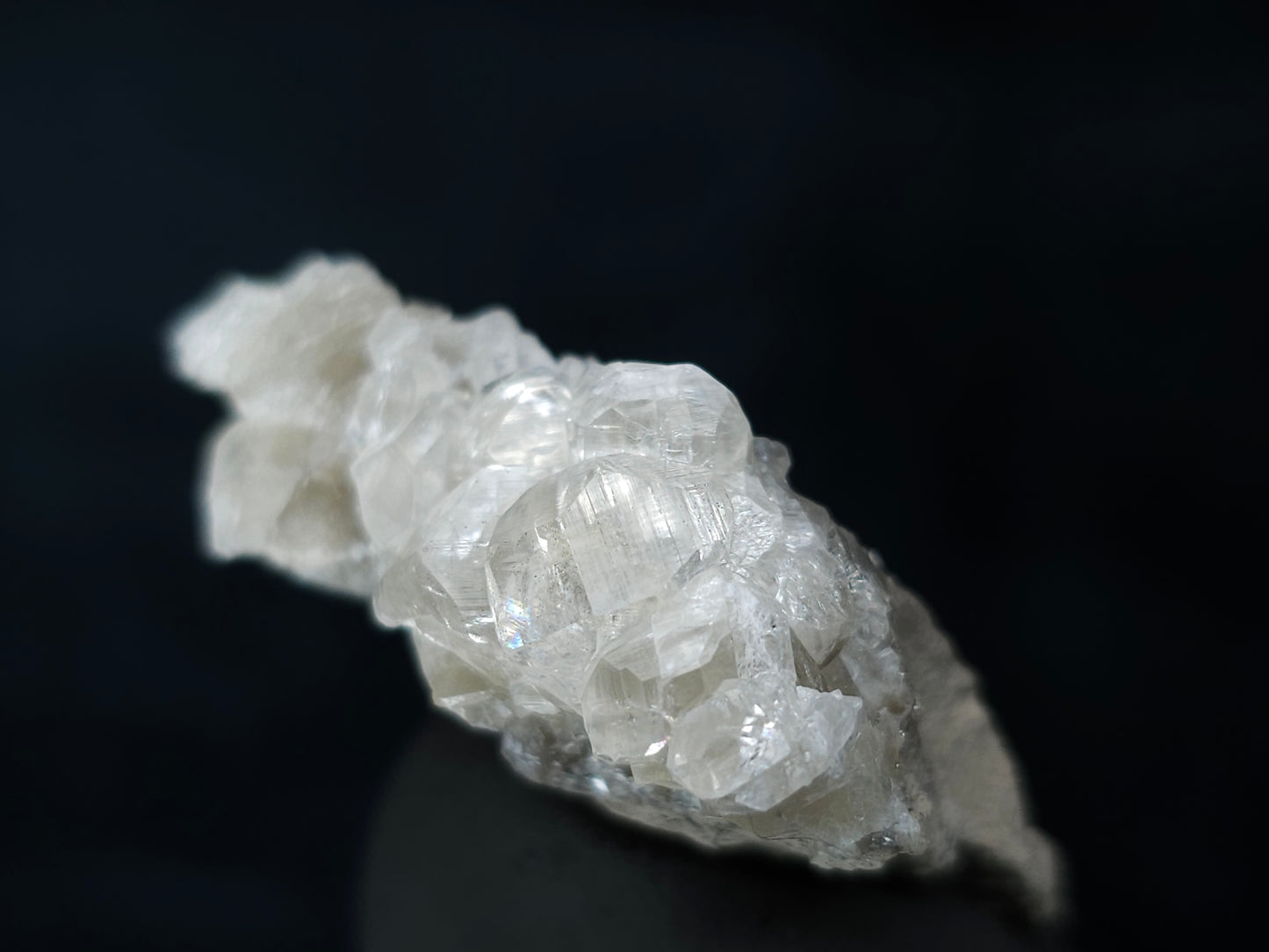 #33627 Super clear Nailhead Spar Calcite tiny cluster