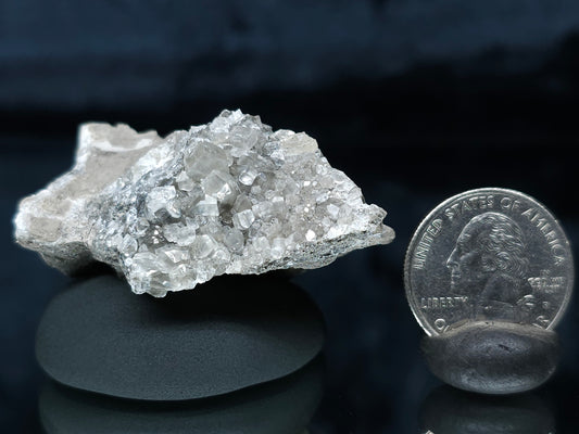 #33653 Super clear Nailhead Spar Calcite tiny cluster