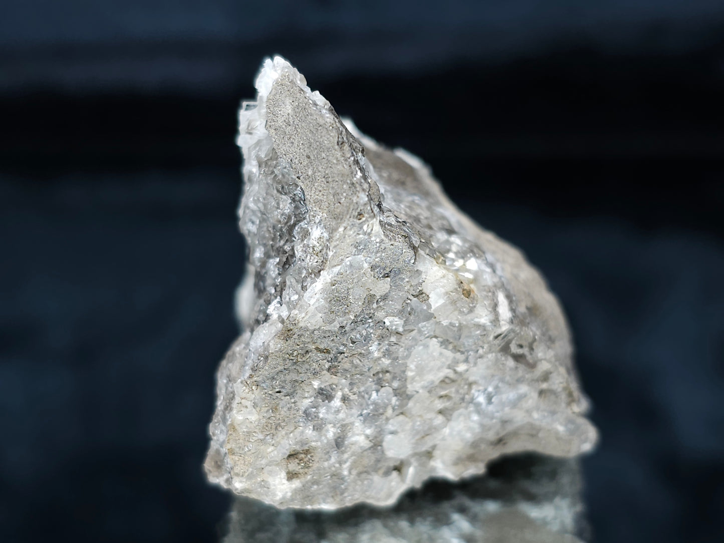 #33678 Super clear Nailhead Spar Calcite cluster and Chalcopyrite ore and multiple small fossils in the matrix