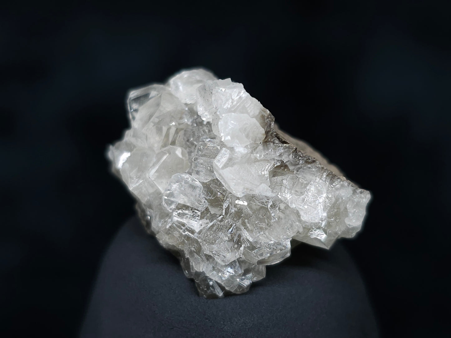 #36648 Super clear Nailhead Spar Calcite and Chalcopyrite ore and multiple small fossils in the matrix