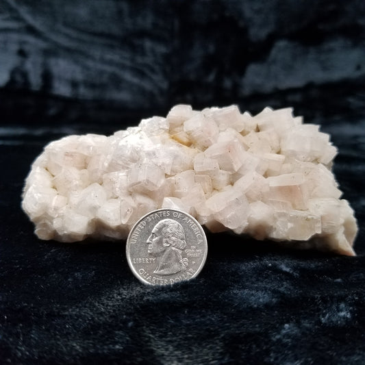 #11033 Combined form Calcite cluster with Hematite inclusions