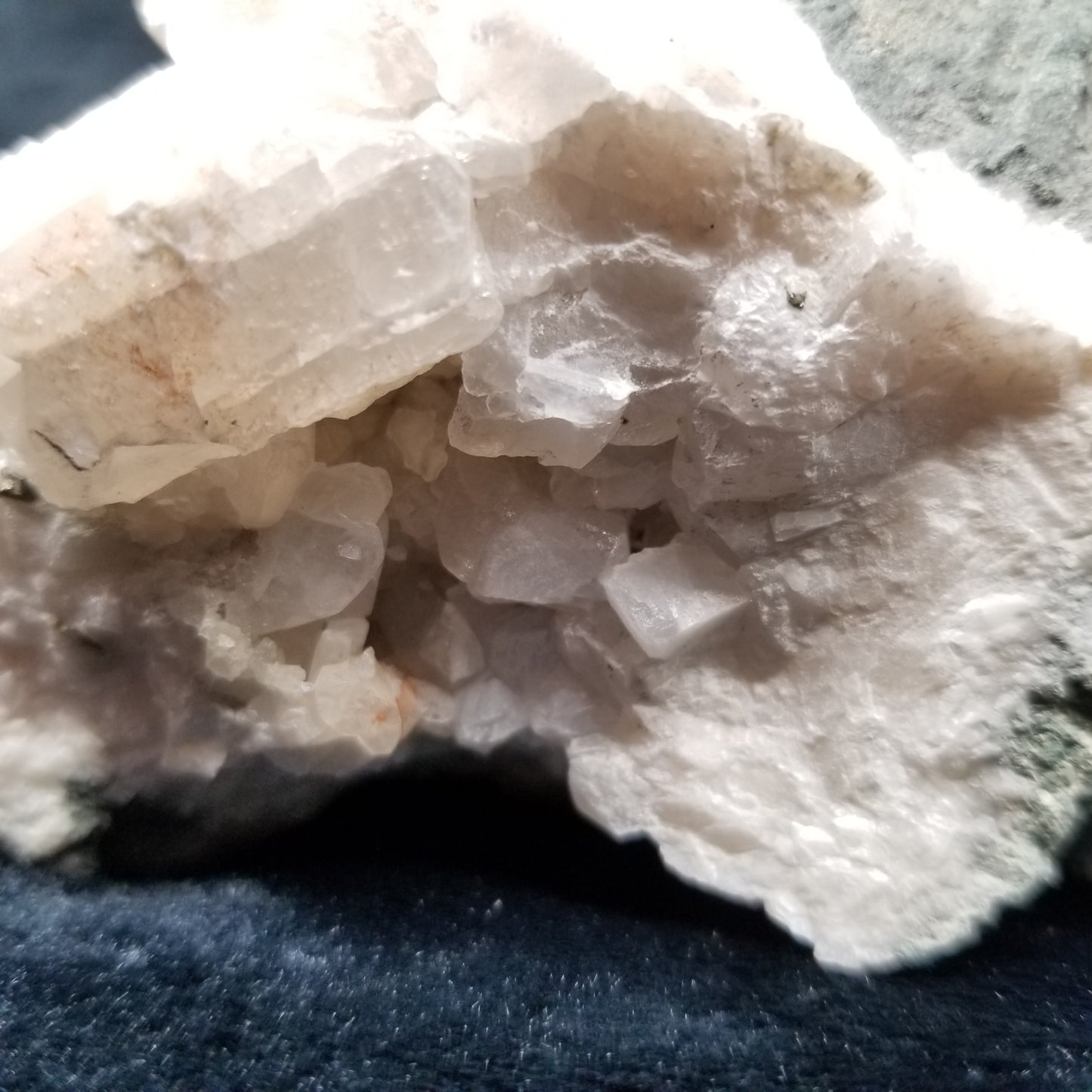 #11119 Combined form Calcite with pyrite on matrix