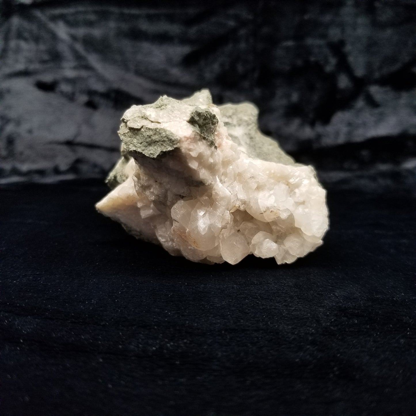 #11119 Combined form Calcite with pyrite on matrix