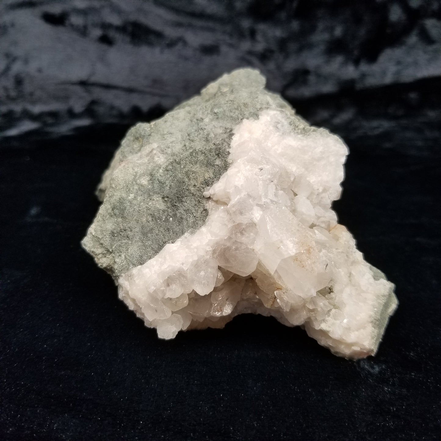 #11119 Combined form Calcite with pyrite on matrix