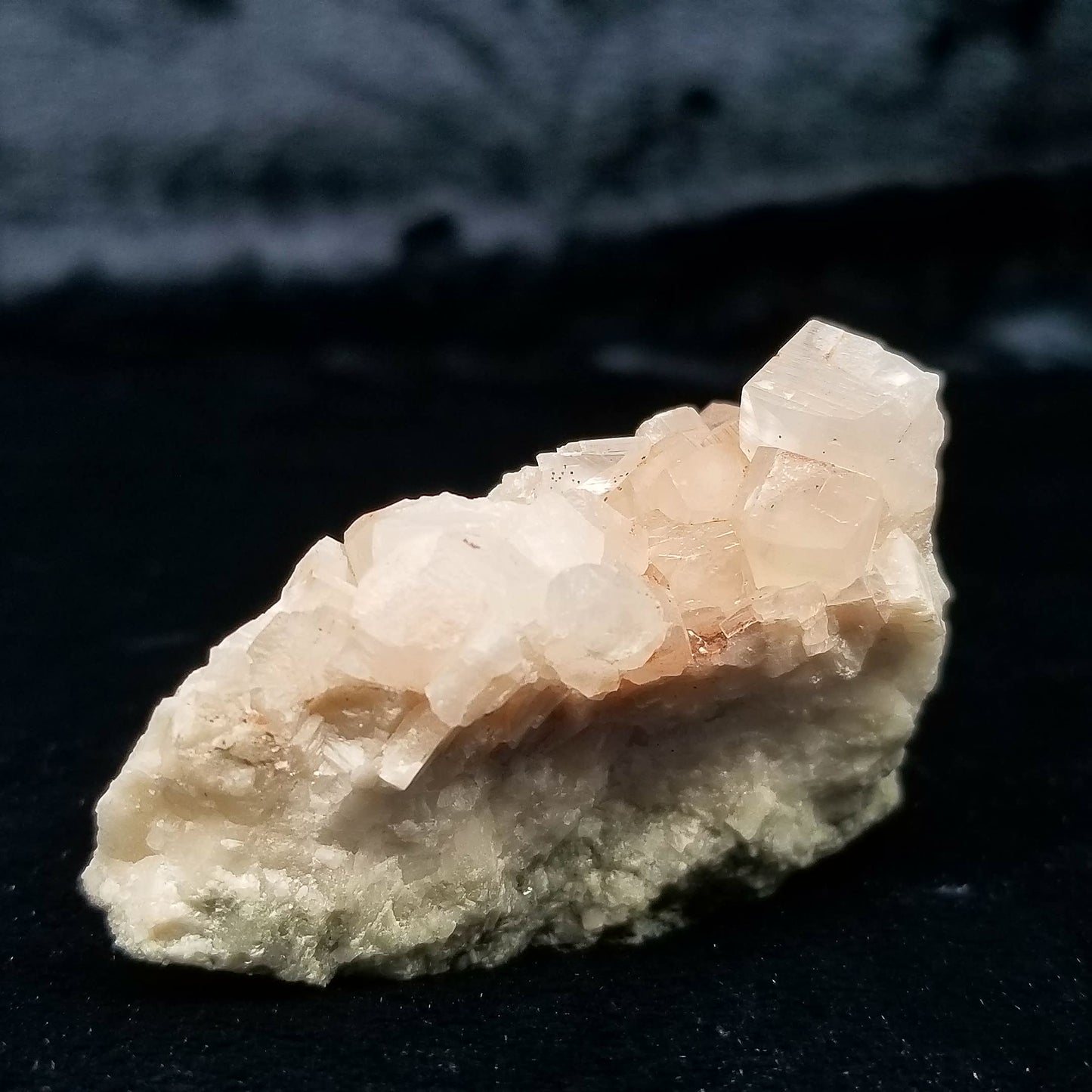 #11135 Clear Combined form Calcite with Hematite inclusions