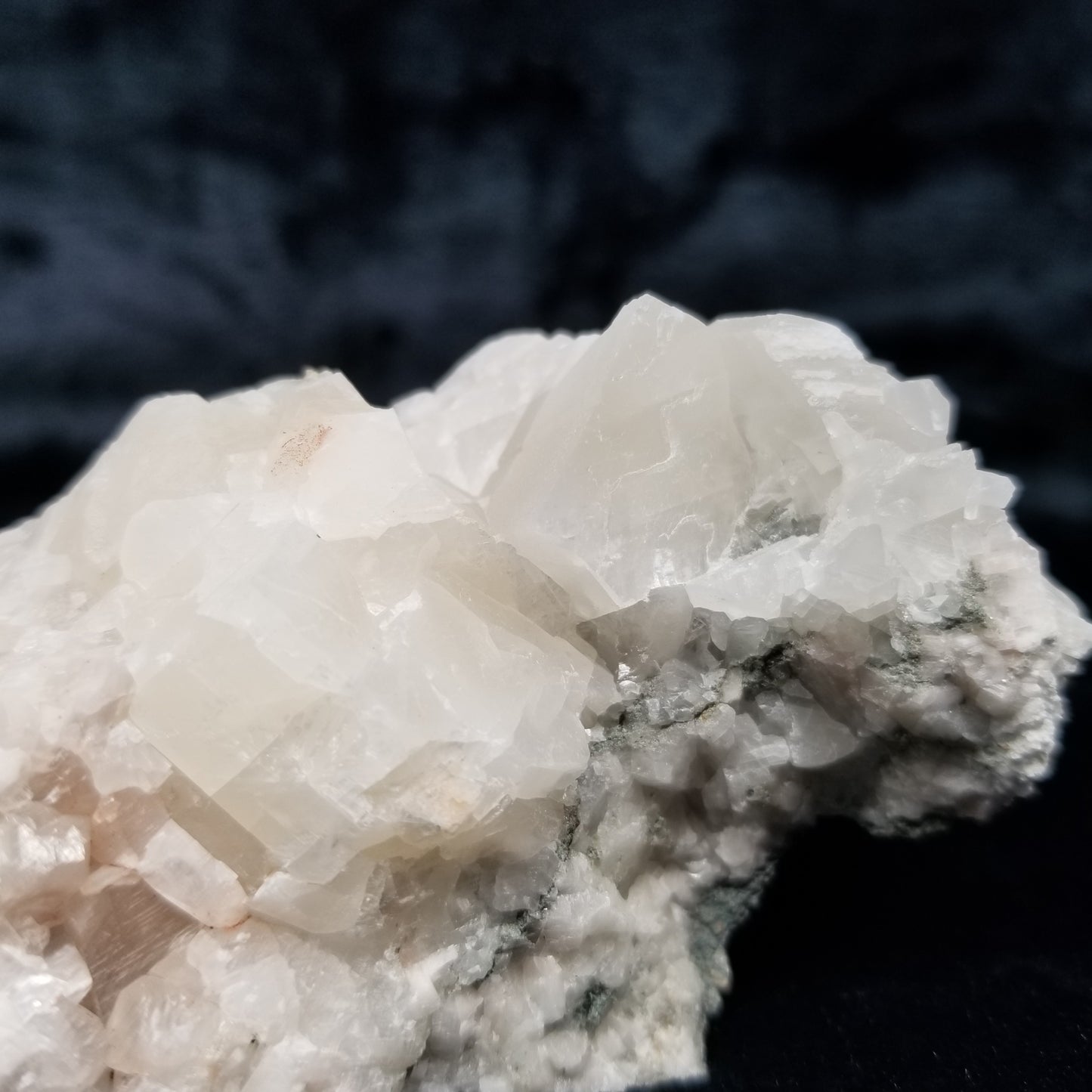 #11157 Clear and white Calcite on matrix