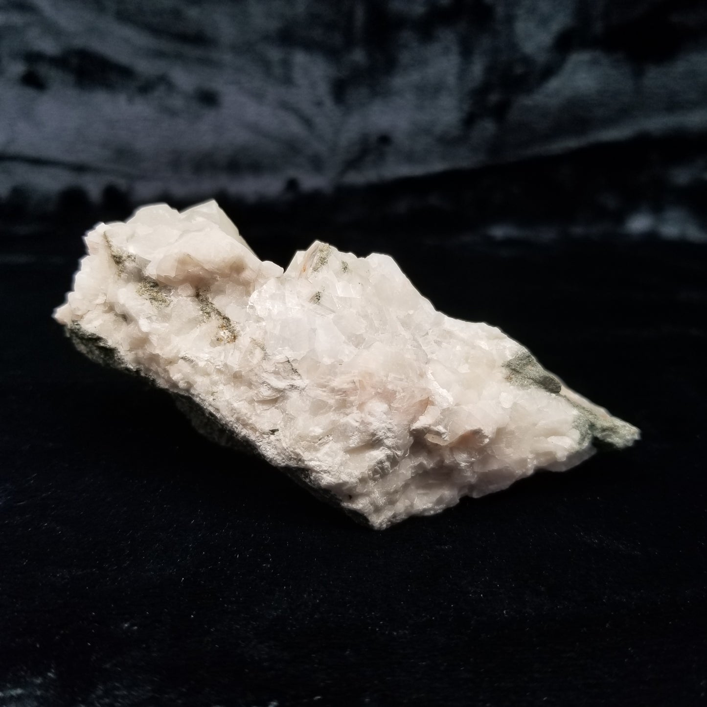 #11157 Clear and white Calcite on matrix